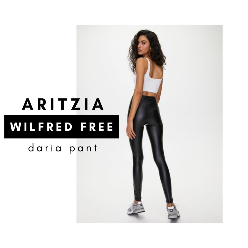 Aritzia Wilfred Free Black Daria Pant S